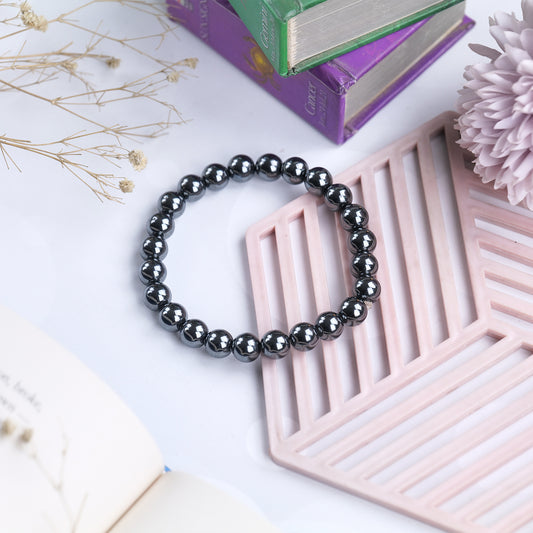 Hematite Certified Healing Crystal Bracelet