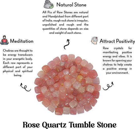 Rose Quartz Crystal Stone For Healing and Harmony