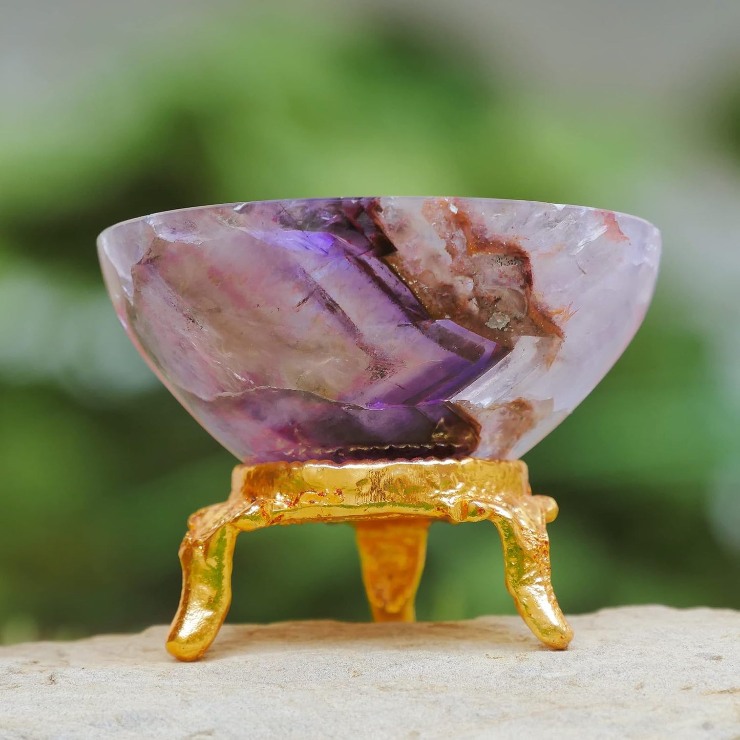 Amethyst Crystal Bowl for Healing