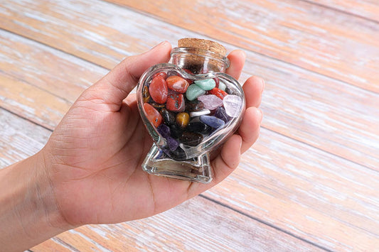 15 Healing Crystals and Stones Set - Tumbled and Polished Chakra Stone