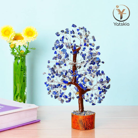 Lapis Lazuli Crystal Tree Happy Birthday Gifts for Women