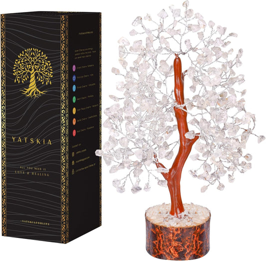 Clear Quartz Gemstone Tree - Healing Energy and Natural Beauty