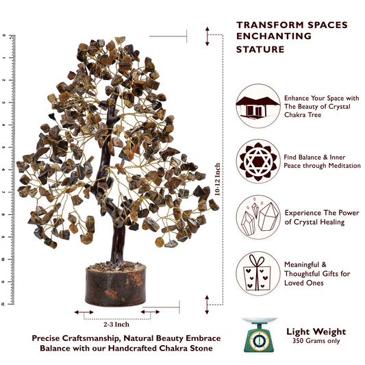 Tiger Eye Certified Crystal Tree