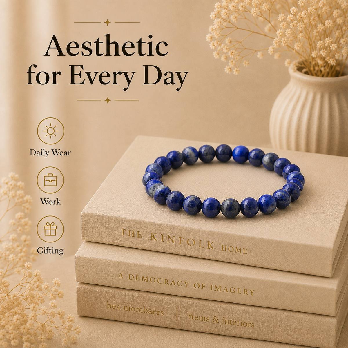 Lapis Lazuli Certified Healing Crystal Bracelet
