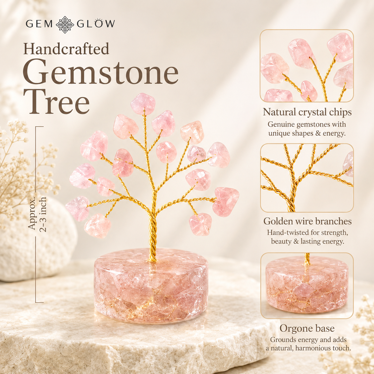 12 Crystal Tree Gift Set