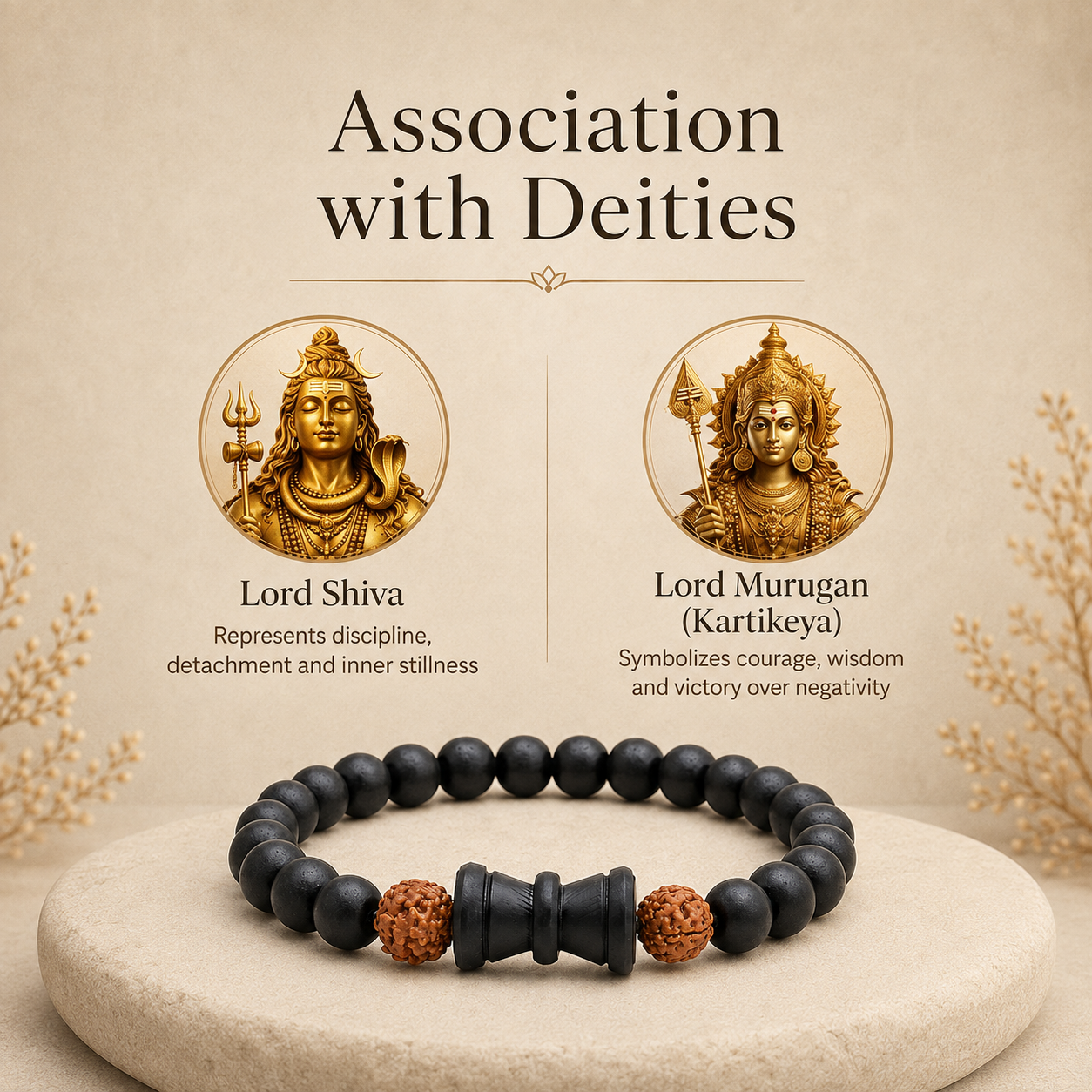 Karungali Rudraksh Bracelet