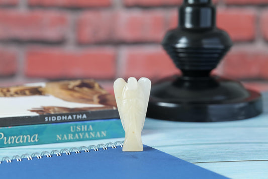 Yellow Aventurine Angel Figurine for Positivity, Healing, and Protection