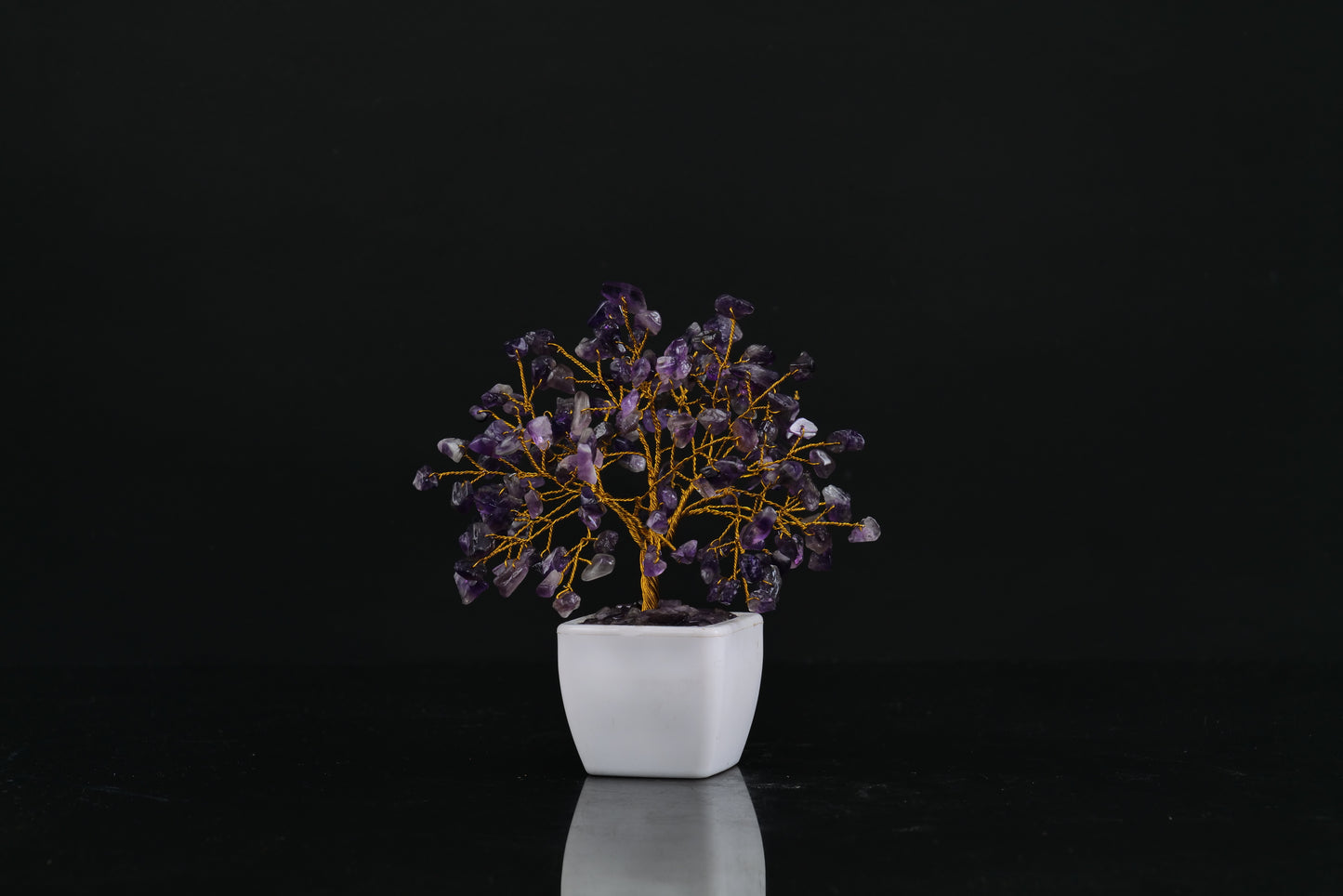 Amethyst Crystal Tree For Office