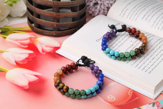 Certified Seven Chakra Balancing Crystal Bracelet