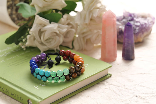 Certified Seven Chakra Balancing Crystal Bracelet