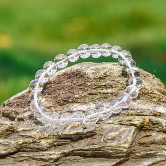 Clear Quartz Libra Zodiac Healing Crystal Bracelet