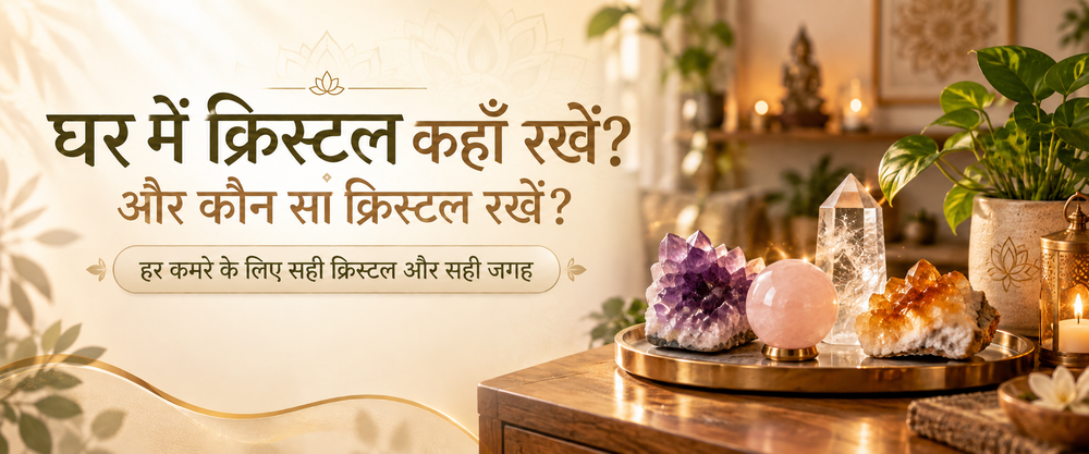 घर में क्रिस्टल कहाँ रखें और कौन सा क्रिस्टल रखें? पूरी जानकारी