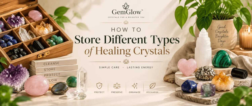 How to Store Different Types of Healing Crystals