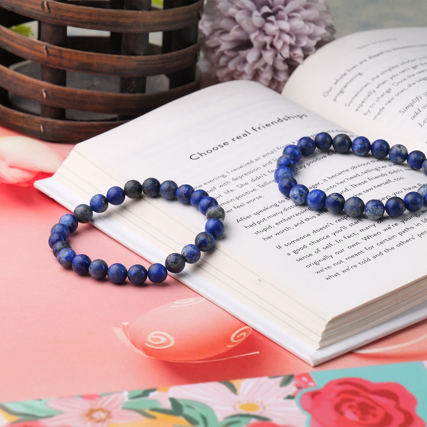 Lapis Lazuli Certified Healing Crystal Bracelet