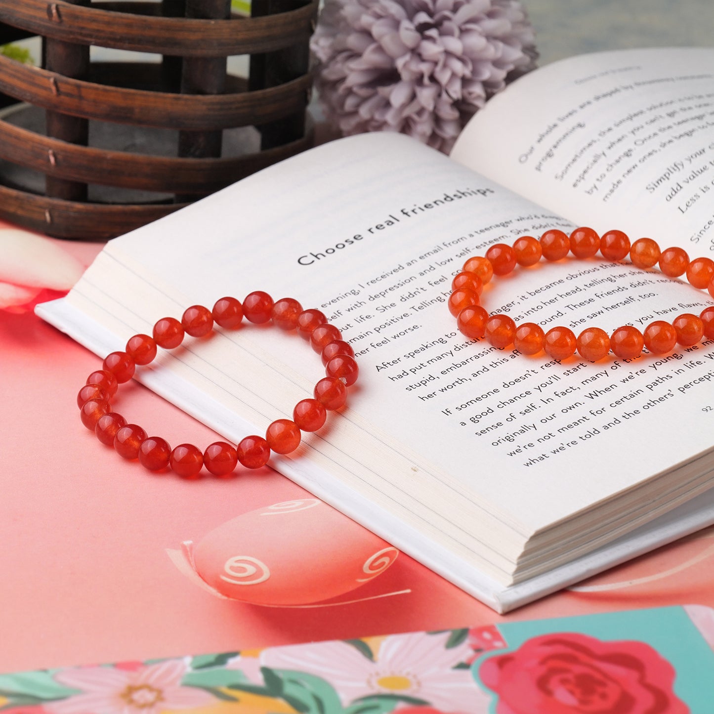 Carnelian Certified Healing Crystal Bracelet