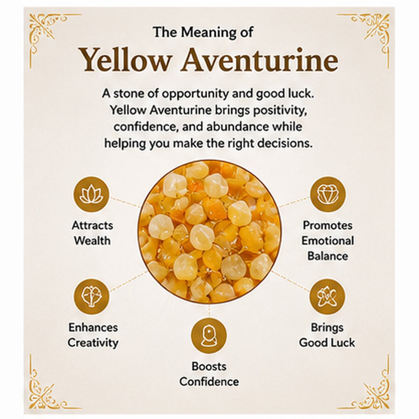 Yellow Aventurine Crystal Tree for Luck, Success & Positive Energy