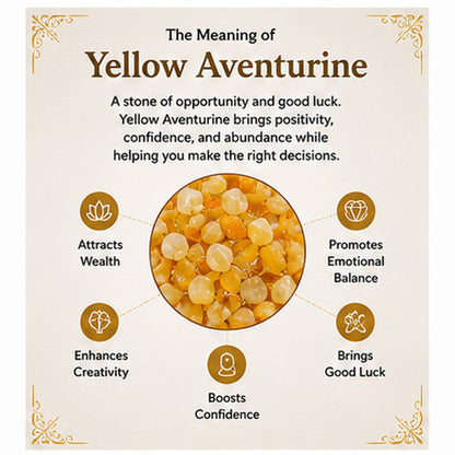 Yellow Aventurine Crystal Tree for Luck, Success & Positive Energy