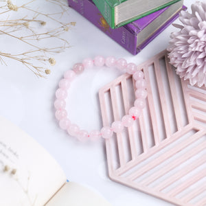 Rose Quartz Healing Crystal Bracelet For Love and Healing