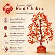 Red Jasper Crystal Tree for Strength, Stability & Positive Energy