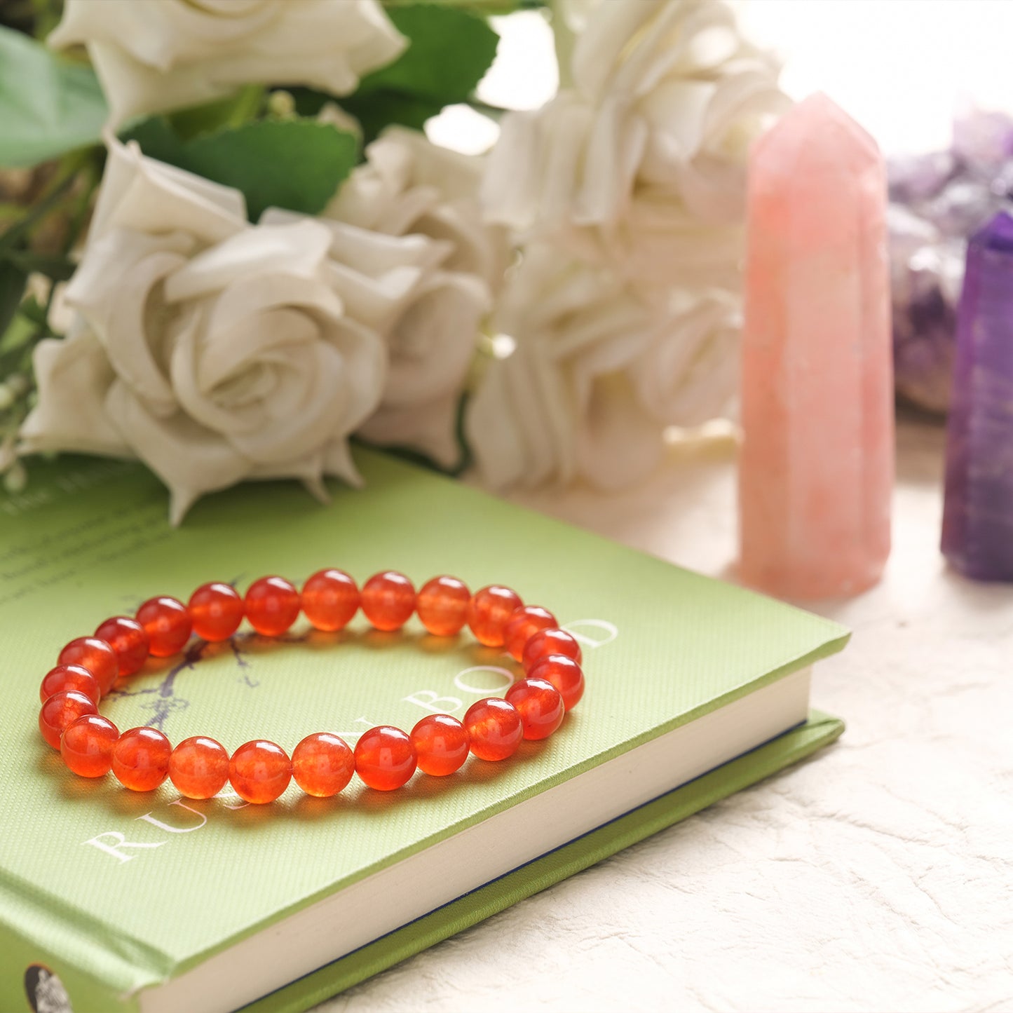 Carnelian Certified Healing Crystal Bracelet