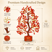 Red Jasper Crystal Tree for Strength, Stability & Positive Energy