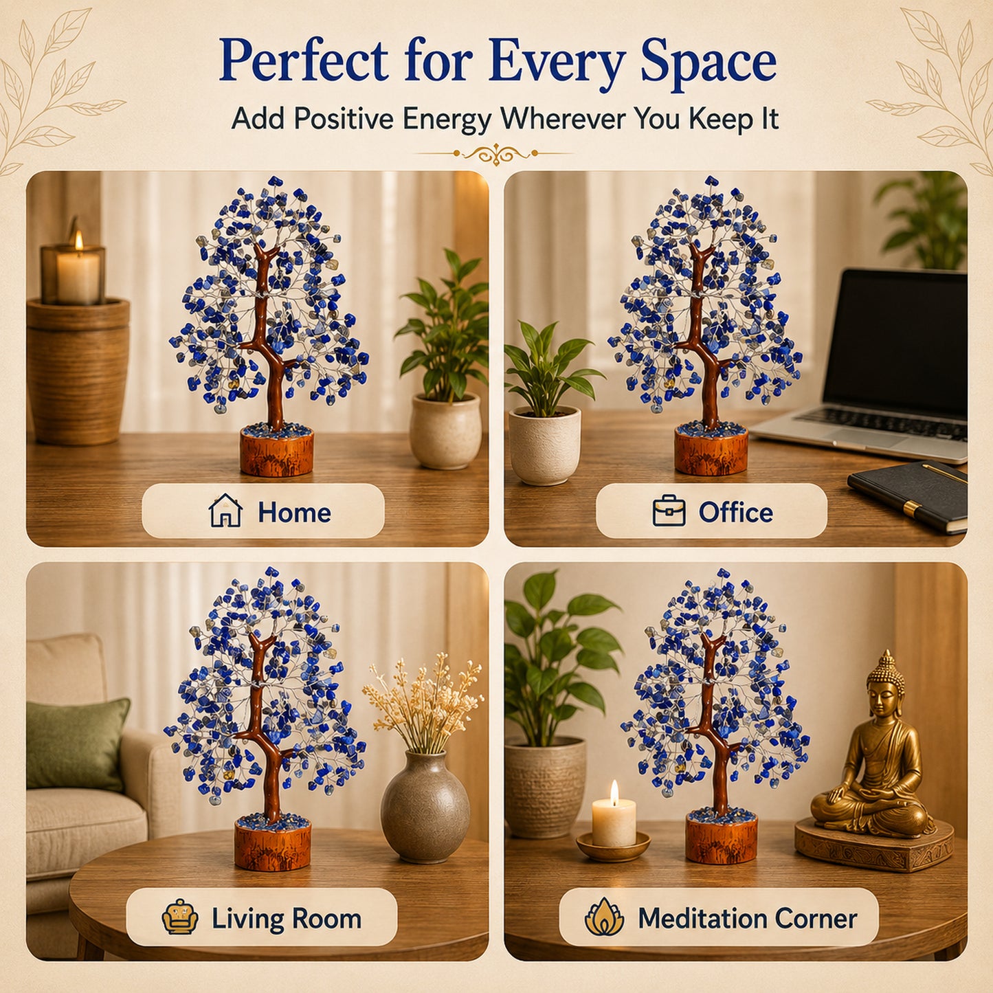 Lapis Lazuli Crystal Tree