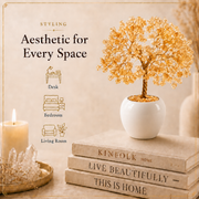 Citrine Crystal Tree – Handmade Gemstone Bonsai Tree for Home & Office Décor