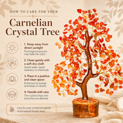 Carnelian Crystal Tree for Confidence, Energy & Success