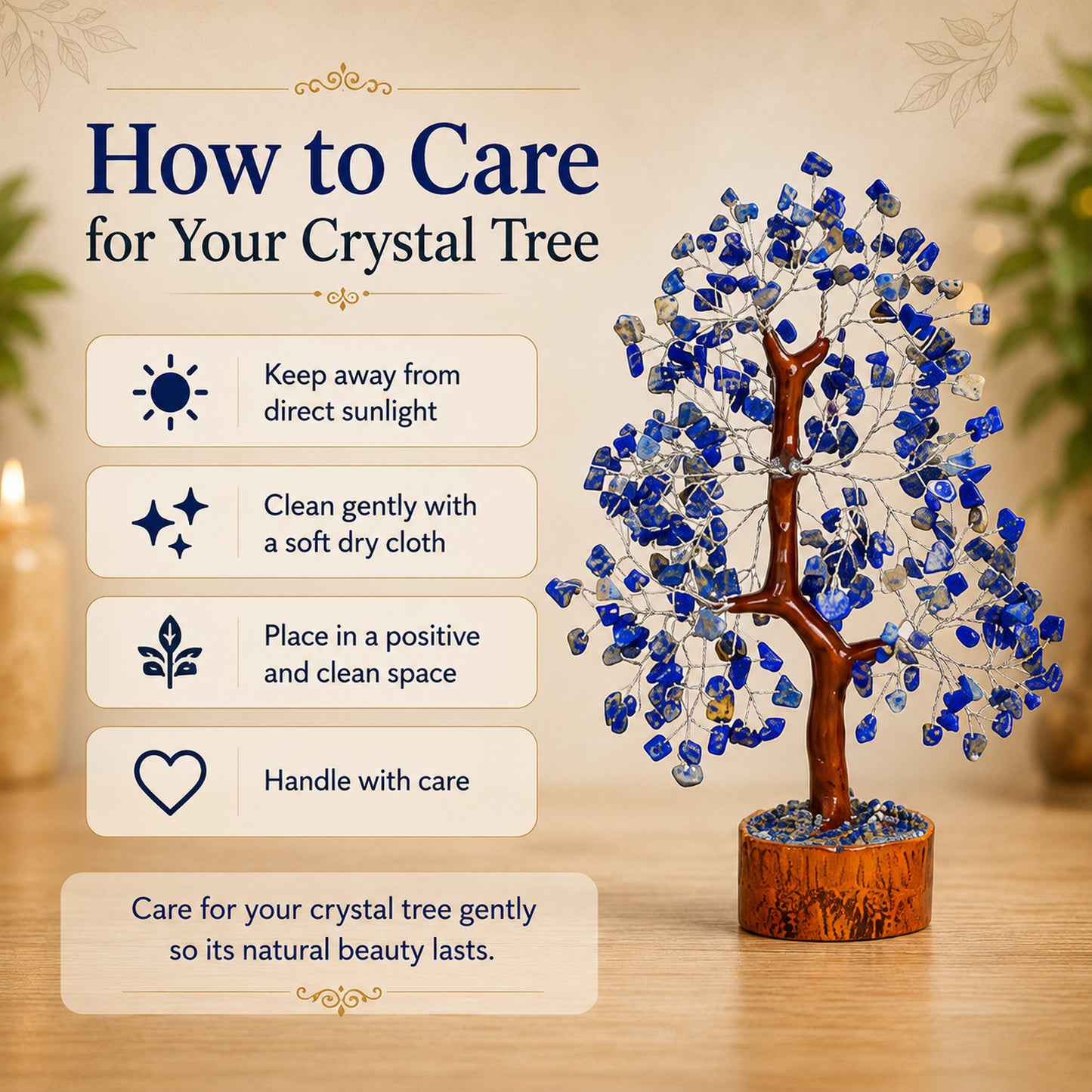Lapis Lazuli Crystal Tree
