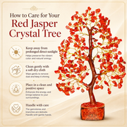 Red Jasper Crystal Tree for Strength, Stability & Positive Energy