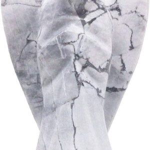 Howlite Angel Figurine for Calmness, Patience, and Stress Relief