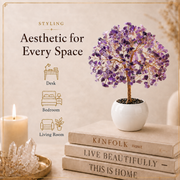 Amethyst Crystal Tree for Home, Office and Meditation