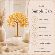 Yellow Aventurine Crystal Pot Tree