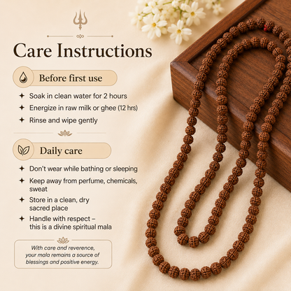 5 Mukhi Rudraksha Jaap Mala