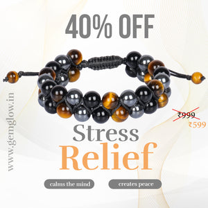 Triple Protection Crystal Bracelet - Shield Against Negative Energy