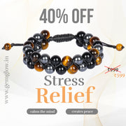 Triple Protection Crystal Bracelet - Shield Against Negative Energy