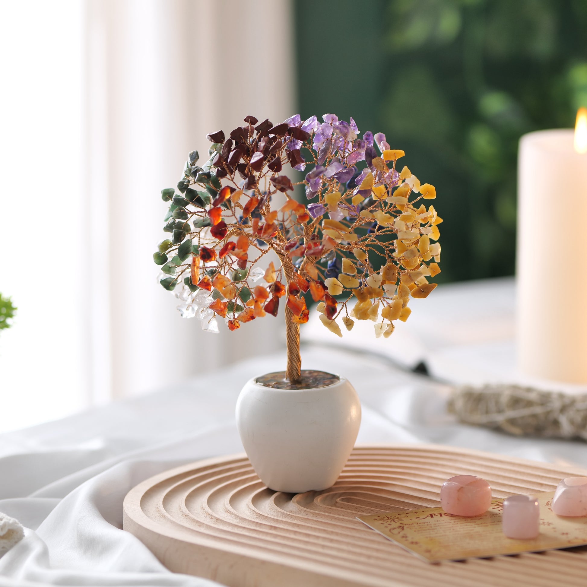 glowing bonsai tree Crystal Bonsai Tree For Healing and Positive Energy – GEM GLOW