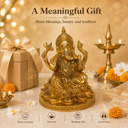 Handcrafted Brass Ganesha Idol