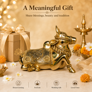 Handcrafted Brass Nandi Idol