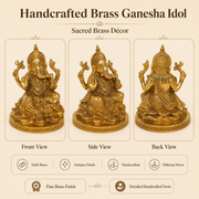 Handcrafted Brass Ganesha Idol