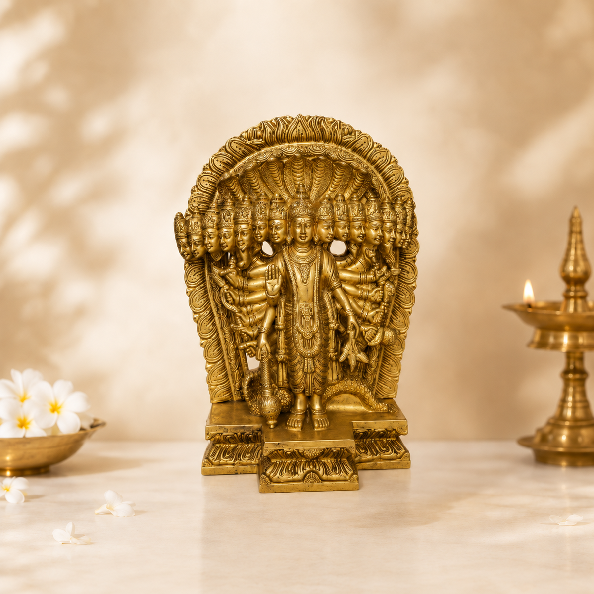 Handcrafted Brass Vishwaroopa Idol