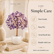 Amethyst Crystal Tree for Home, Office and Meditation