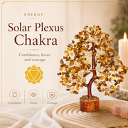 Tiger’s Eye Crystal Tree with Golden Wire