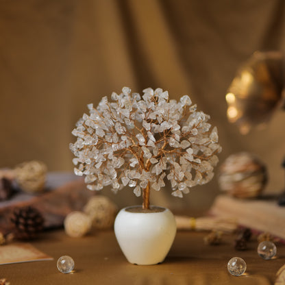 Clear Quartz Crystal Tree For Emotional Balance & Mental Peace