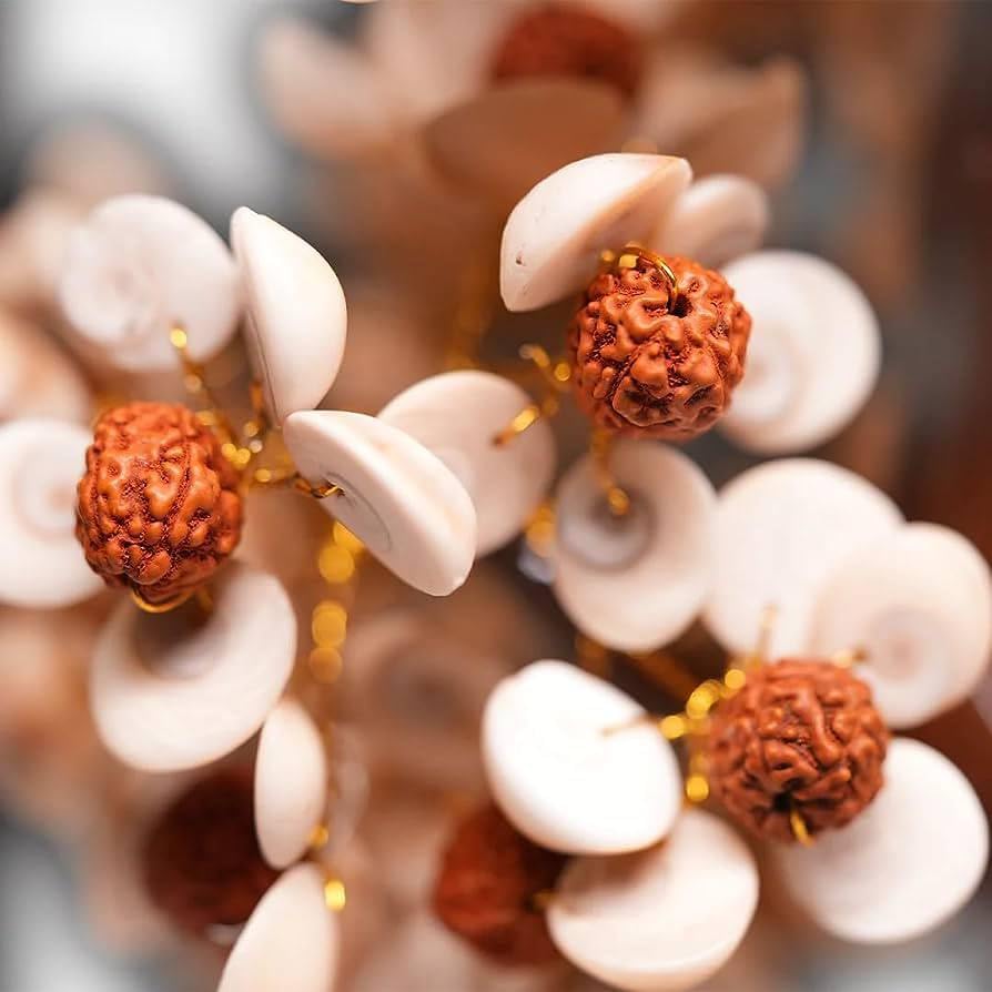 Rudraksha Gomti Chakra Tree for Positive Energy and Spiritual Healing