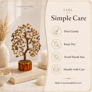 Buy Tiger’s Eye Crystal Wooden Tree