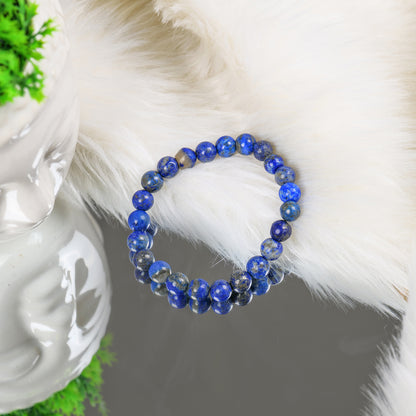 Lapis Lazuli Crystal Bracelet For Anxiety Relief