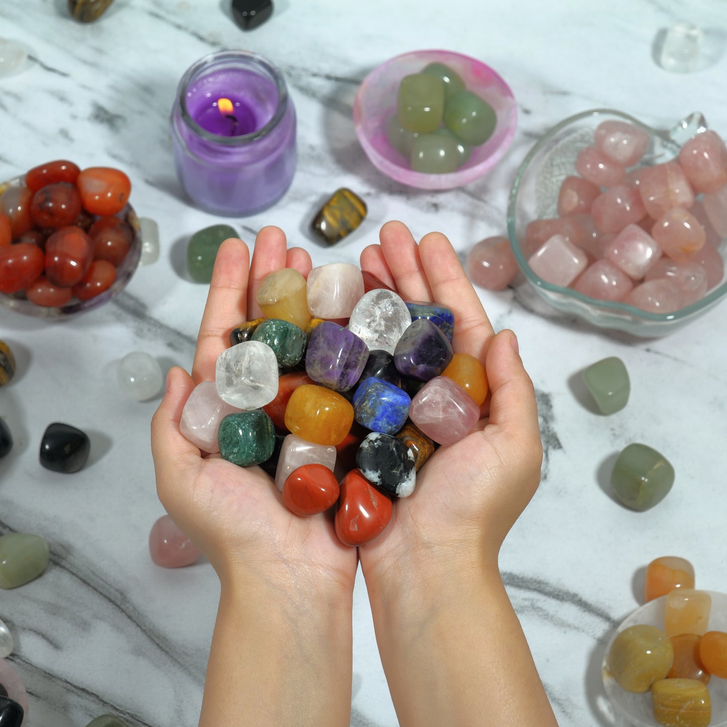 Assorted Mix Crystals and Stones (500 Gram)