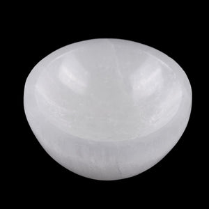 Selenite Crystal Bowl For Cleansing and Charging Crystals