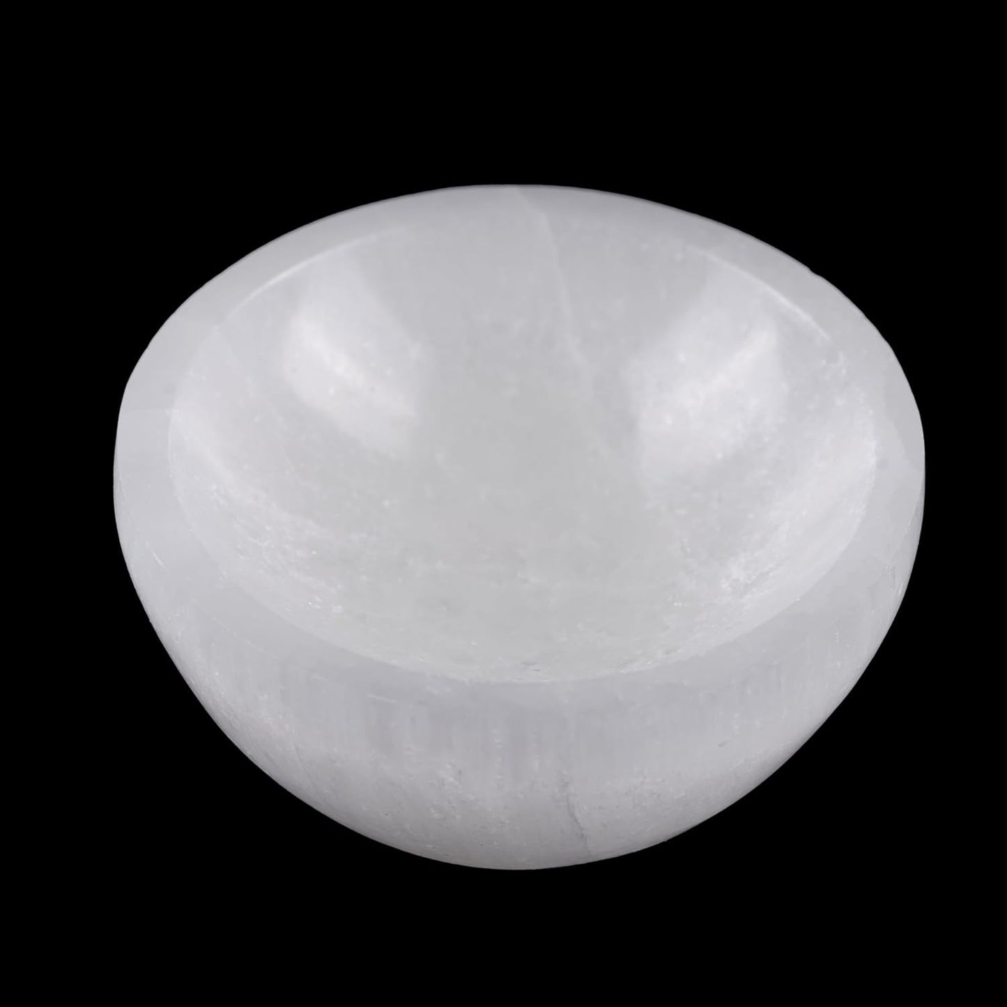 Selenite Bowl for Cleansing and Charging Crystals, Natural White Selenite Crystal Bowl for Home Decor